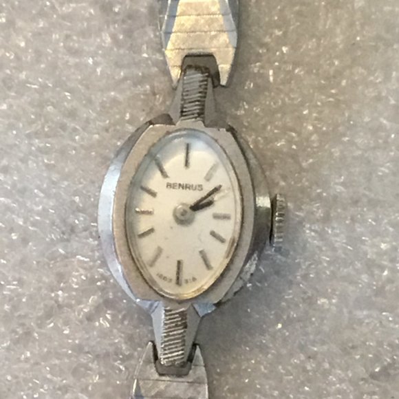 14k gold plated Benrus watch & 1/20 10K gf band main image 11